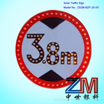Solar Traffic Limit Height Sign/ Caution Road Sign /' Warning Traffic Sign